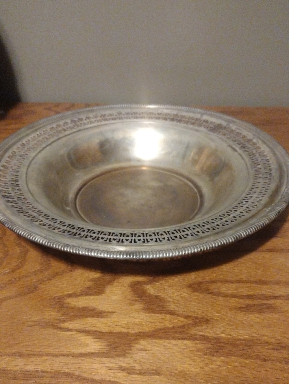 WM ROGERS 4235 Rope Tray/Dish/Bowl - Picture 4 of 6